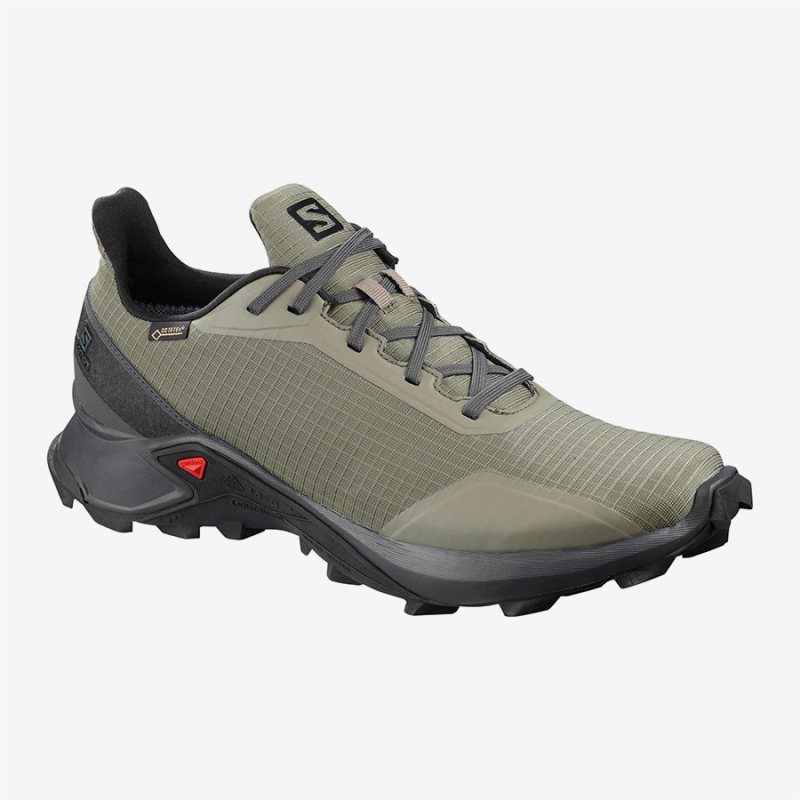 Scarpe Trekking Salomon ALPHACROSS GTX Uomo Verde Oliva IT 3-A16